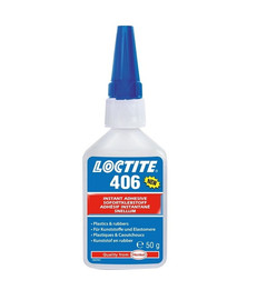 Loctite 406 моментальный клей для резины, пластмассы.